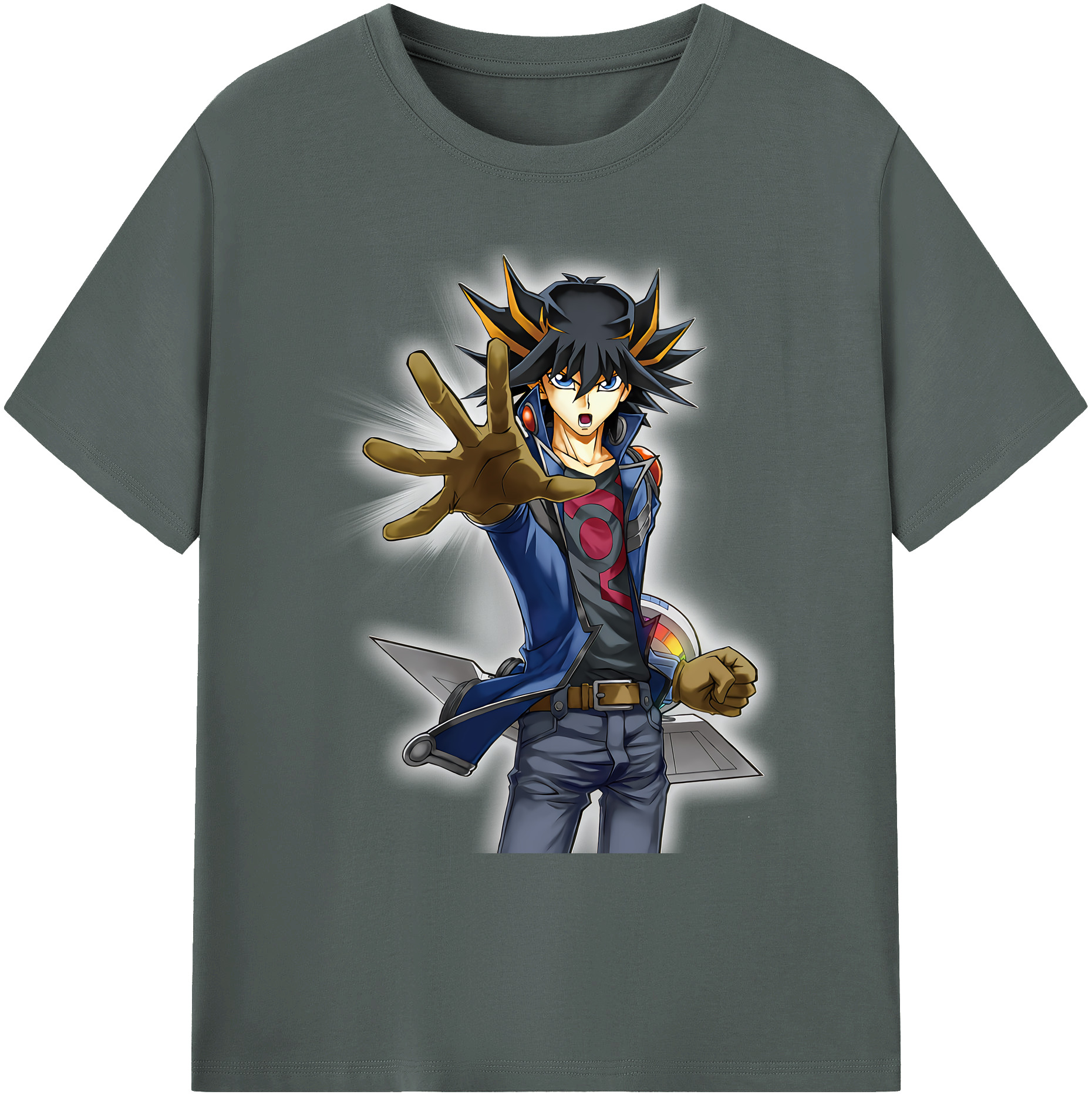 （画像用） 遊☆戯☆王 Yu-Gi-Oh! 綿100％ メンズ半袖Tシャツ｜肌触りやわらか＆通気性